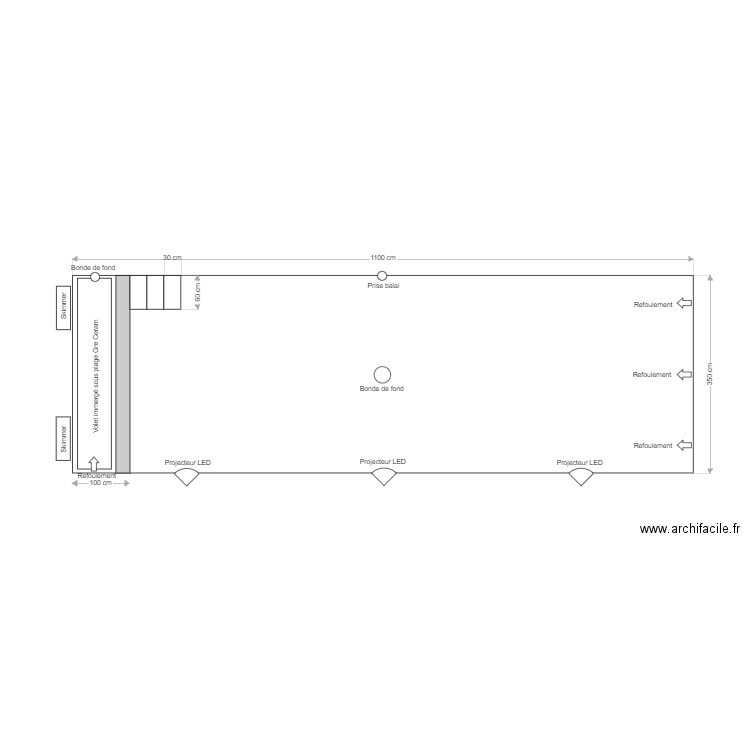 Projet Carniol. Plan de 0 pièce et 0 m2