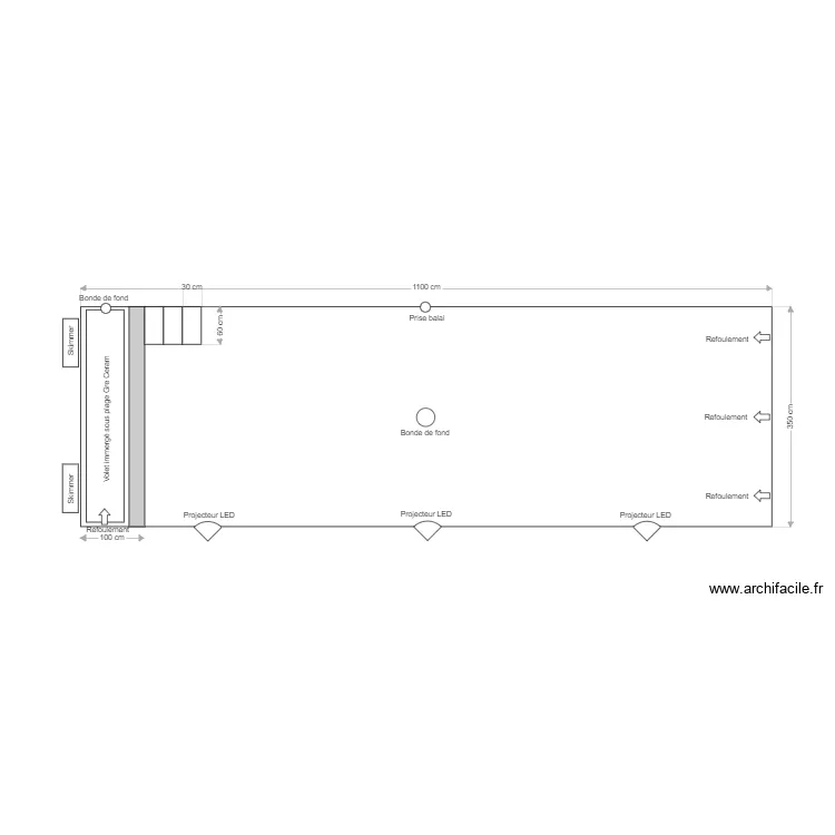 Projet Carniol. Plan de 