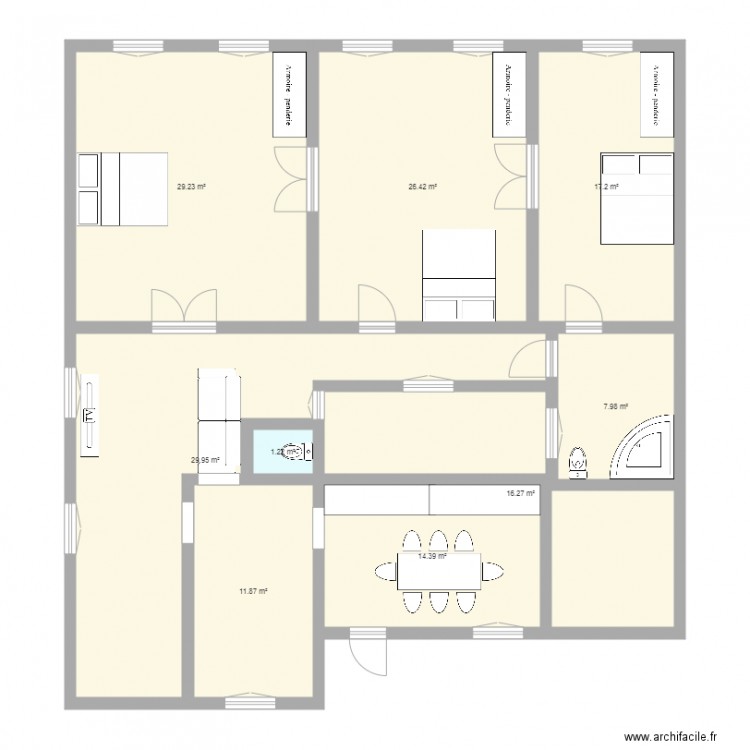 Appartement Seb Ulloi. Plan de 0 pièce et 0 m2