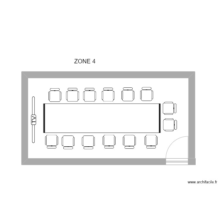 Zone 04. Plan de 0 pièce et 0 m2