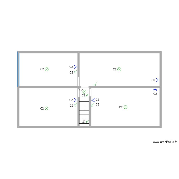 Fred etage. Plan de 0 pièce et 0 m2