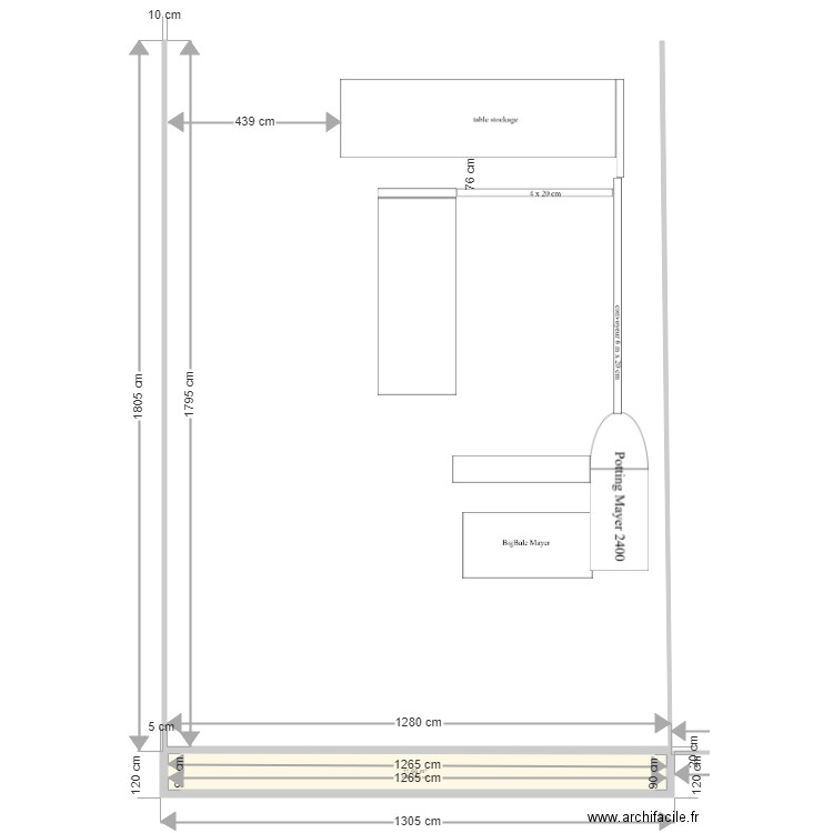 costil v1. Plan de 0 pièce et 0 m2