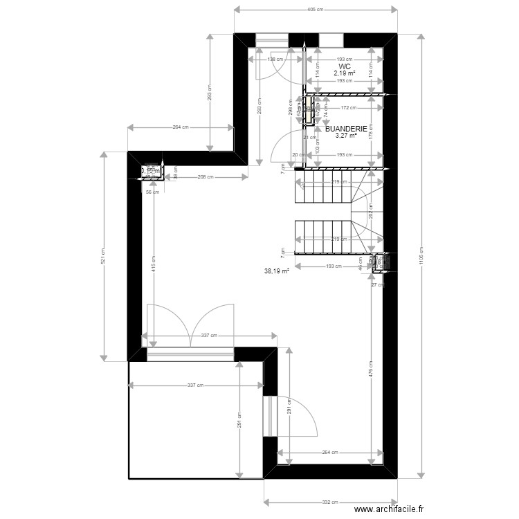 EXERCICE 1. Plan de 6 pièces et 44 m2