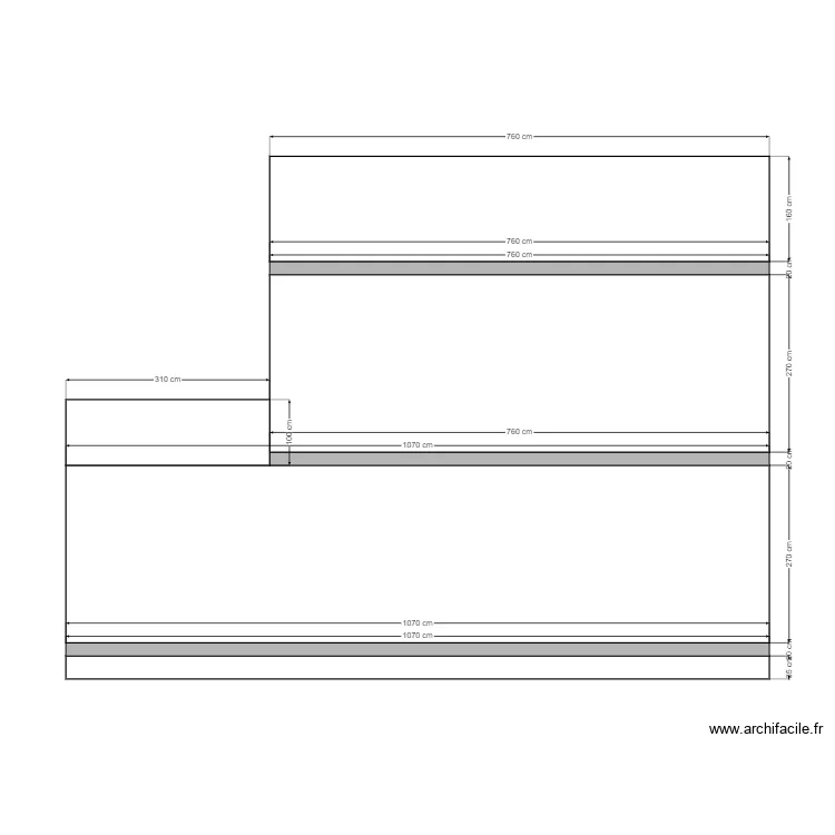 66 AV MARCEL SEMBAT VU ARRIERE ETAT ACTUEL. Plan de 