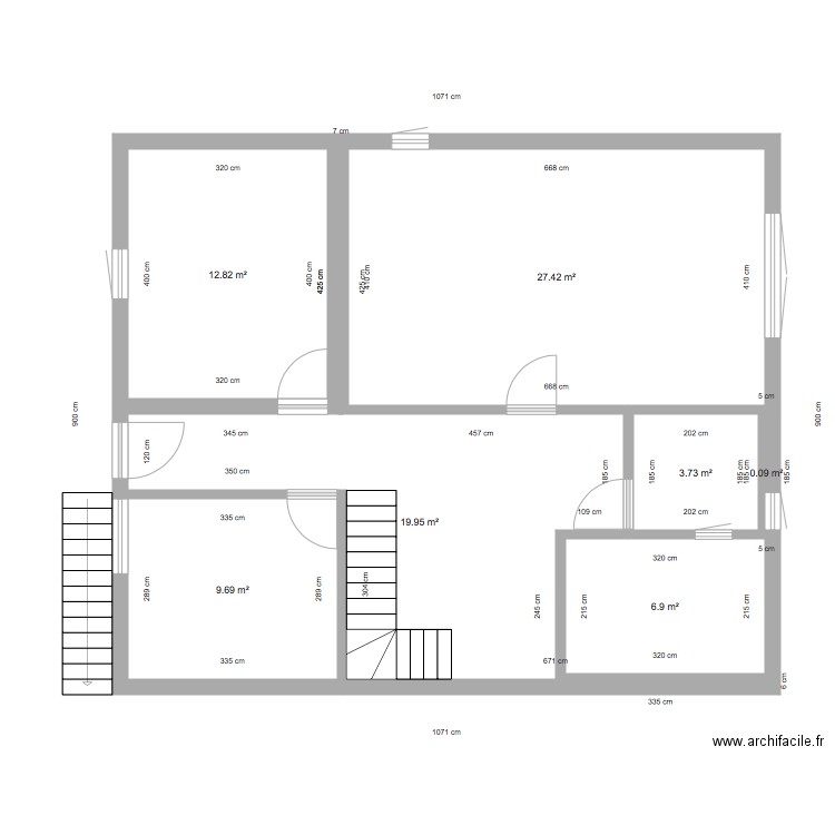 Veyrier sous sol. Plan de 0 pièce et 0 m2