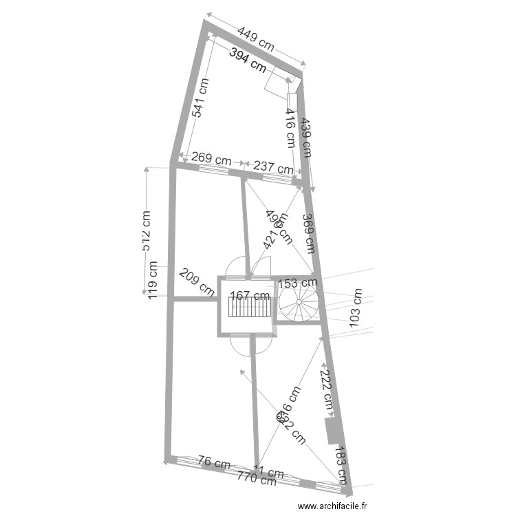 maison n1 tentative palier 7 . Plan de 0 pièce et 0 m2