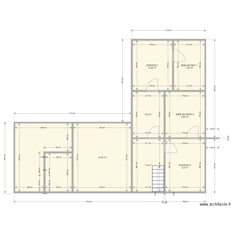 Nico étage 2. Plan de 0 pièce et 0 m2