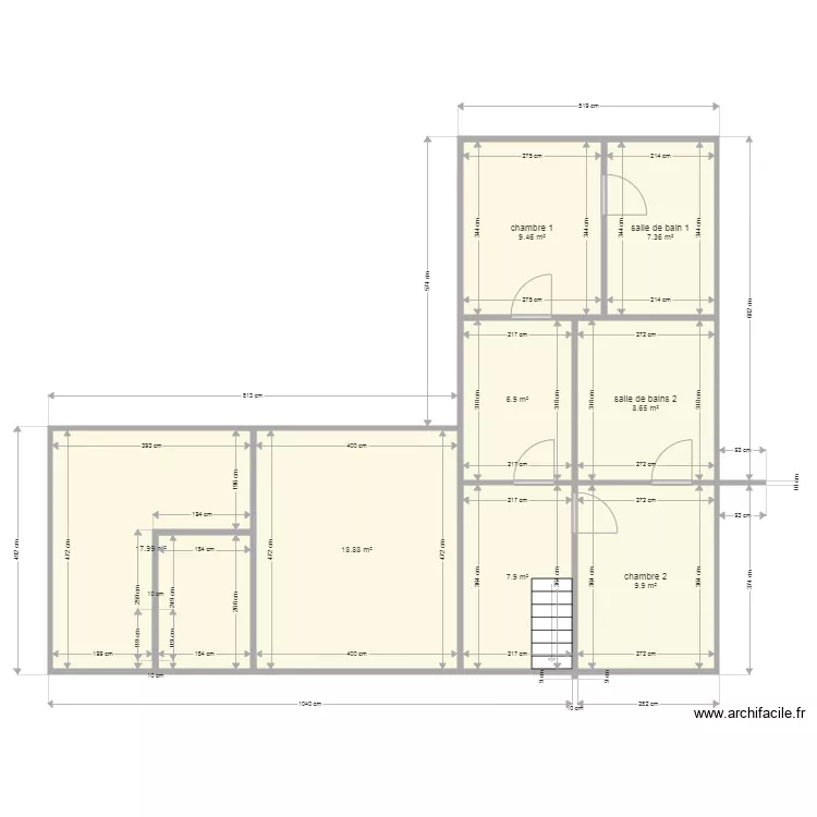 Nico étage 2. Plan de Nico étage 2. Plan de