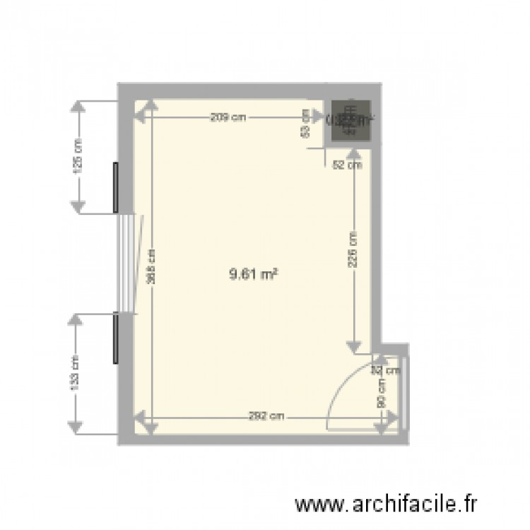 Chambre Clara. Plan de 0 pièce et 0 m2