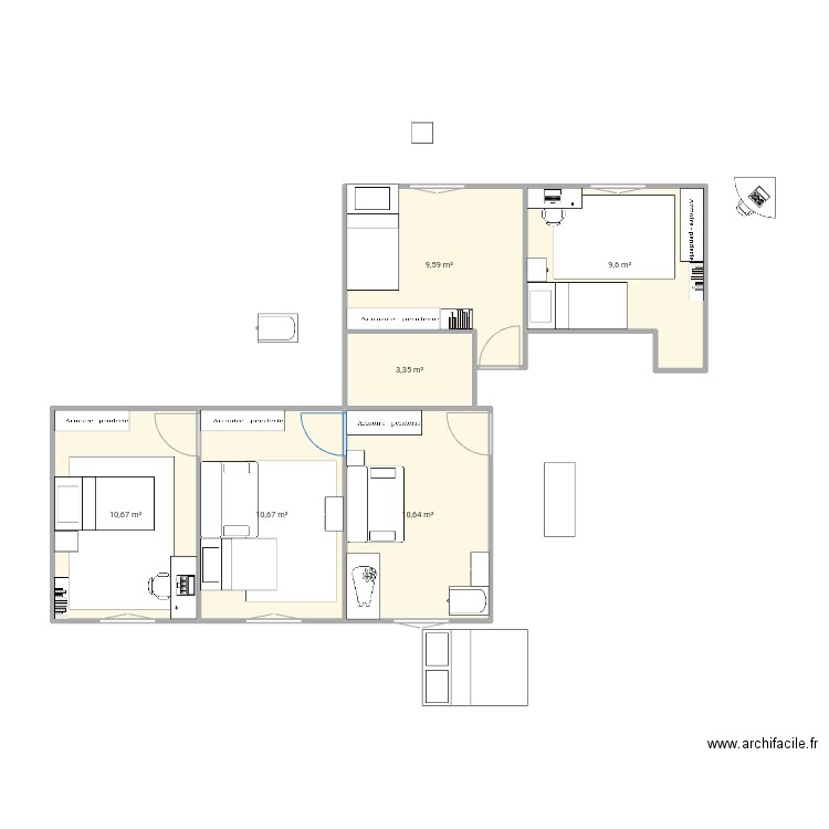CHBR1. Plan de 0 pièce et 0 m2