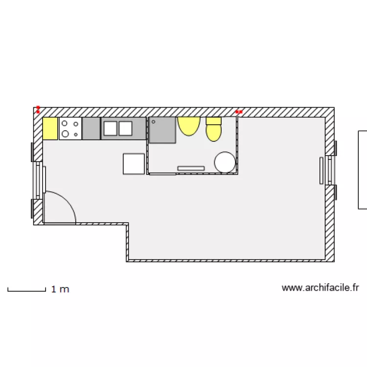 studio aménagé elec. Plan de studio aménagé elec. Plan de