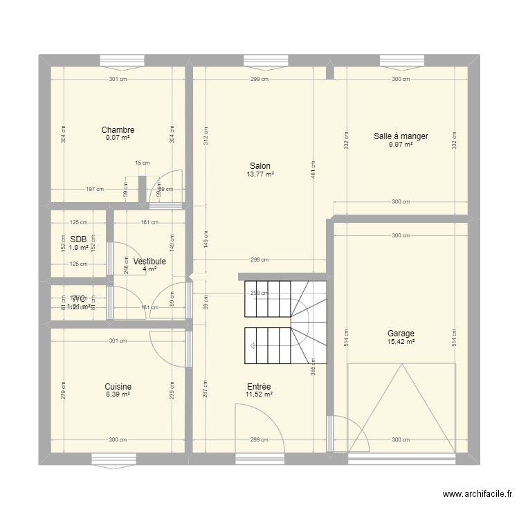 maison rdc. Plan de 0 pièce et 0 m2