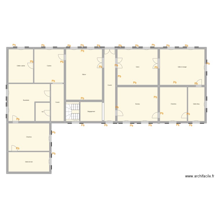 Croquis MANGEMATIN 1er Etage. Plan de 0 pièce et 0 m2