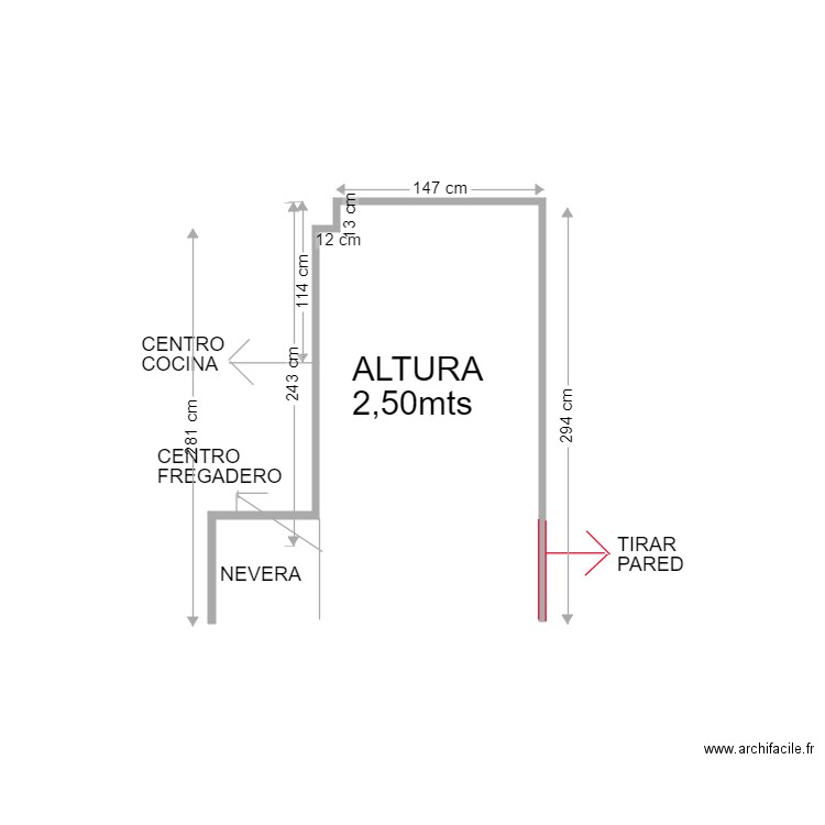 COCINA CARLES LOPEZ. Plan de 0 pièce et 0 m2