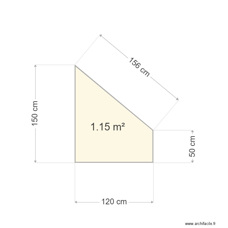 Support panneaux solaires. Plan de 1 pièce et 1 m2