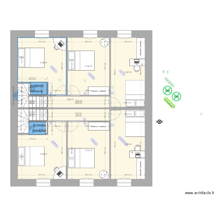 Manu4 bâtiment agricole. Plan de 0 pièce et 0 m2