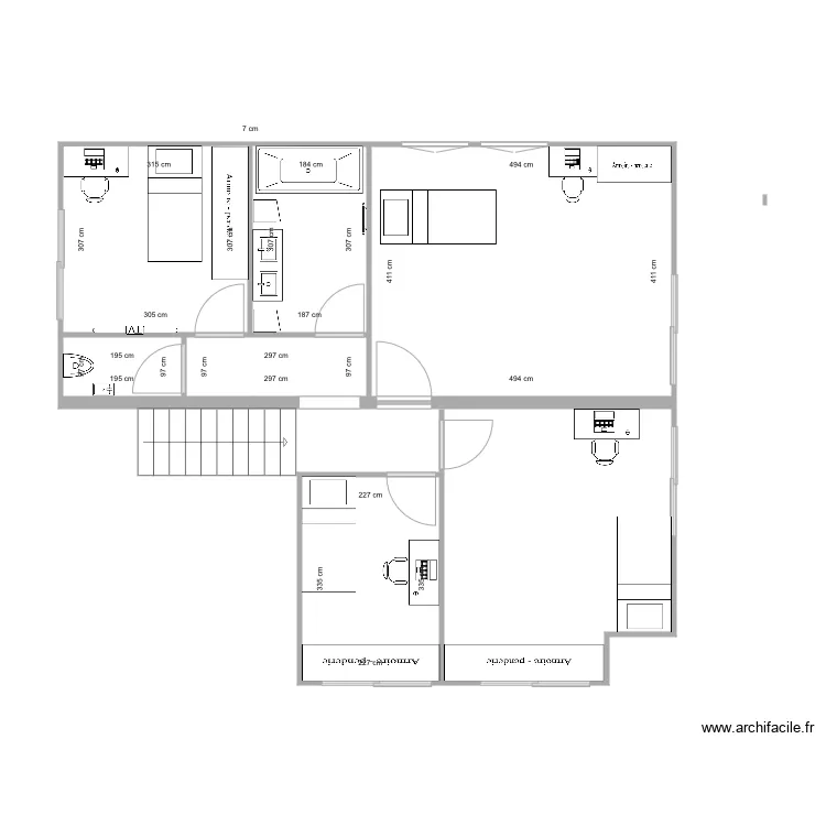 &Eacute;tage magl. Plan de 