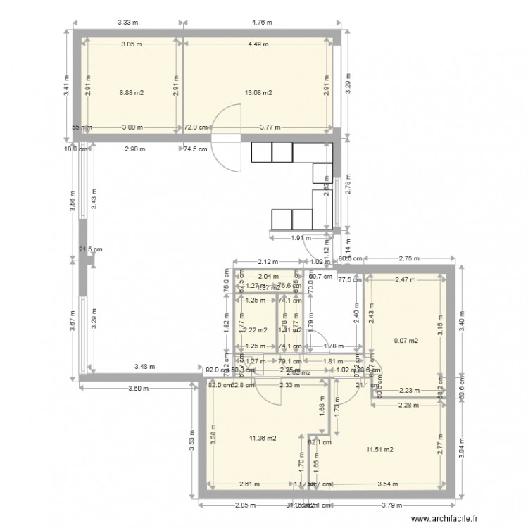 Maison Final. Plan de 0 pièce et 0 m2