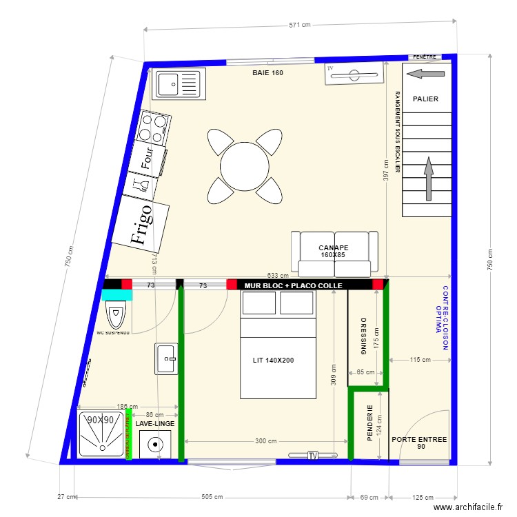 RDC DEFINITIVEMENT BON. Plan de 0 pièce et 0 m2