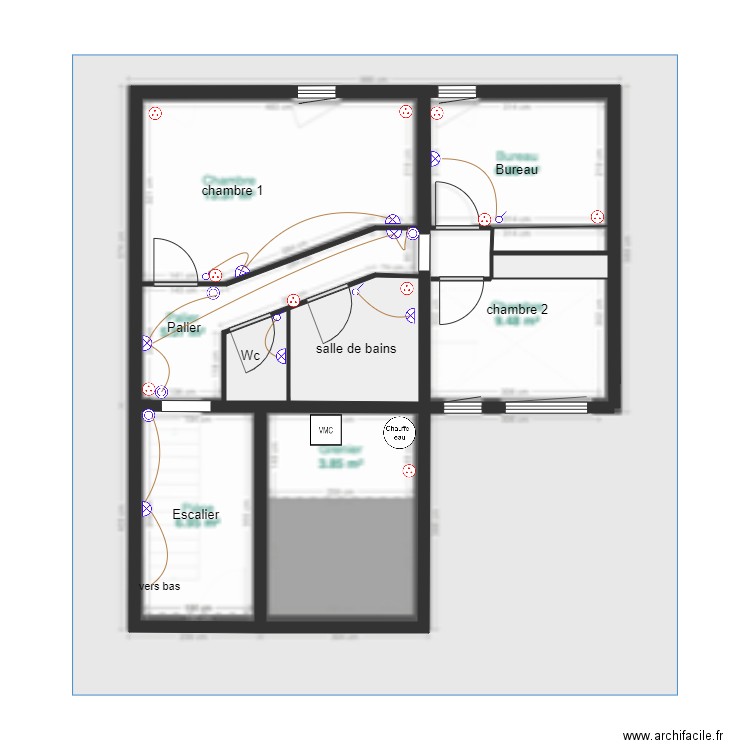 PRIOU. Plan de 0 pièce et 0 m2