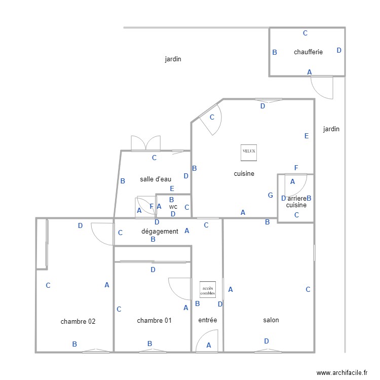 garnoux PL. Plan de 0 pièce et 0 m2