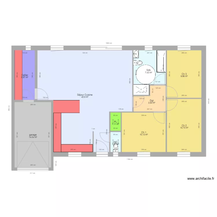 ADOUIAK. Plan de 