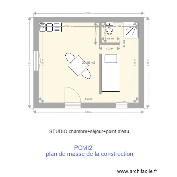 studio ARREST 2. Plan de 0 pièce et 0 m2
