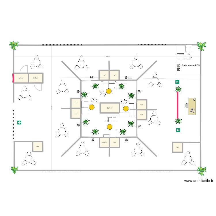 espace energie RSD3 2023. Plan de 13 pièces et 15 m2