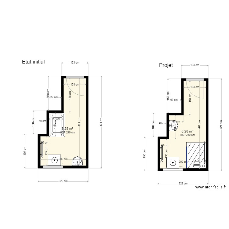 Liabeuf SDB. Plan de 0 pièce et 0 m2