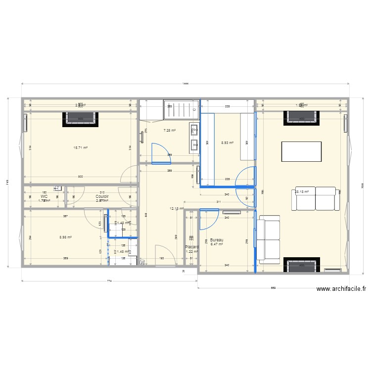 TolstoÏ 1. Plan de 0 pièce et 0 m2