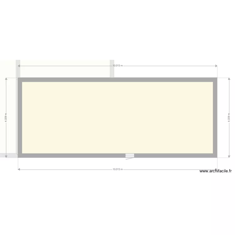 &eacute;tage. Plan de 