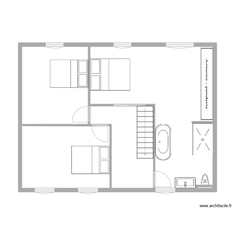 FANFAN 1ER . Plan de FANFAN 1ER . Plan de