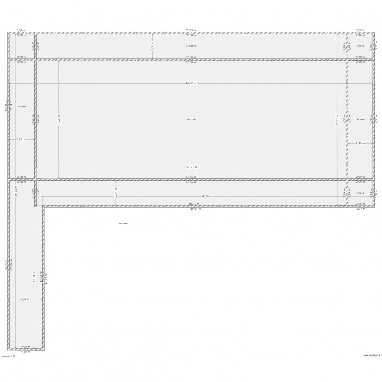 terrain. Plan de 0 pièce et 0 m2