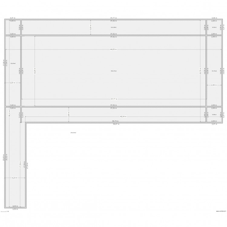 terrain. Plan de 0 pièce et 0 m2