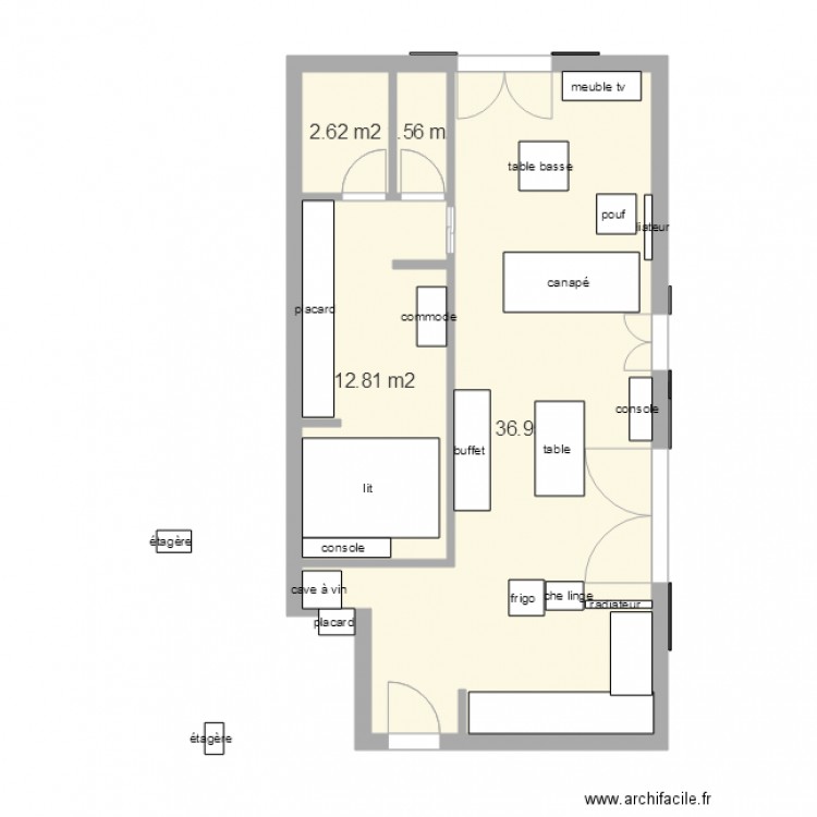 appart transformer. Plan de 0 pièce et 0 m2