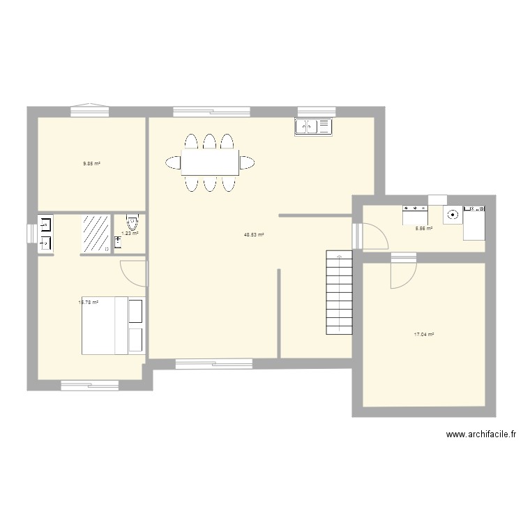 Plan RDC Nouvelle maison V3. Plan de 0 pièce et 0 m2