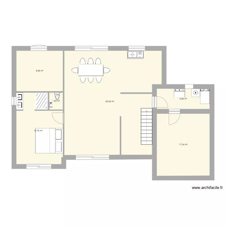 Plan RDC Nouvelle maison V3. Plan de Plan RDC Nouvelle maison V3. Plan de