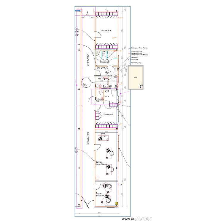 Espace Vert Sanitaire. Plan de 0 pièce et 0 m2