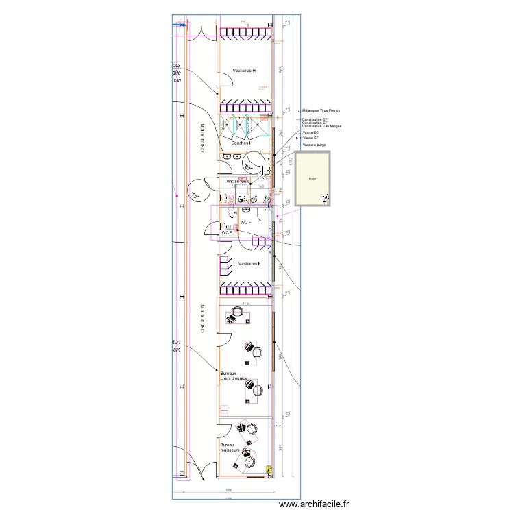 Espace Vert Sanitaire. Plan de 