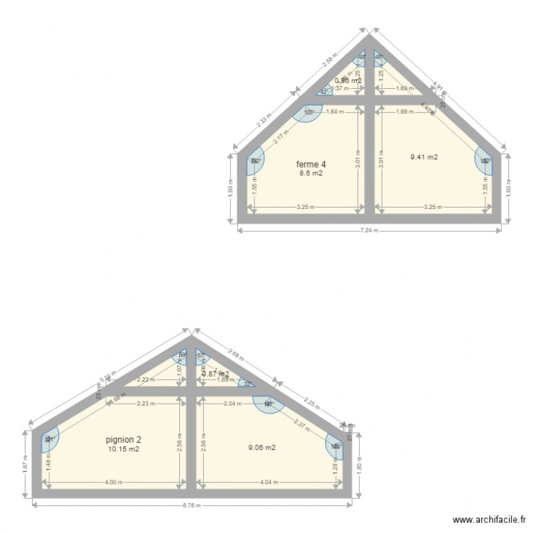 AIX D ANGILLION ferme pigion 3. Plan de 0 pièce et 0 m2