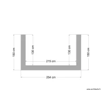 plan de cote Largeur projet Rabhi