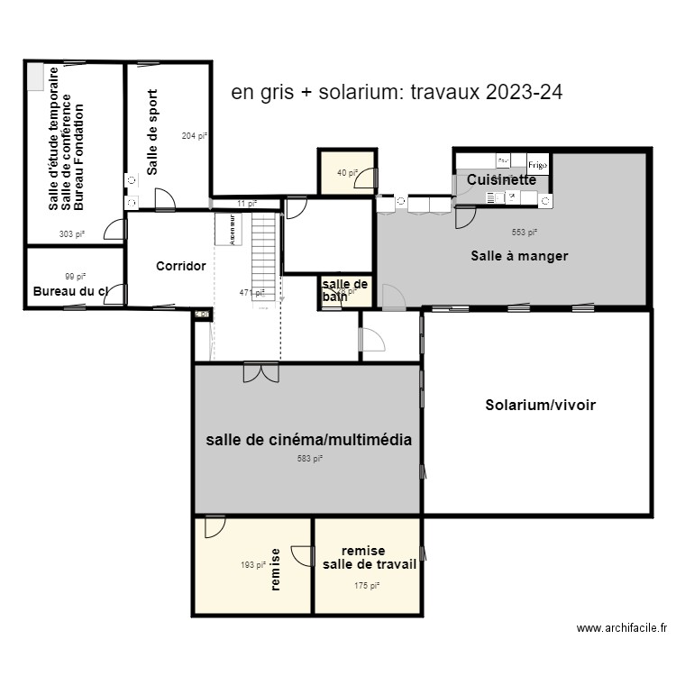 sous sol 4. Plan de 0 pièce et 0 m2