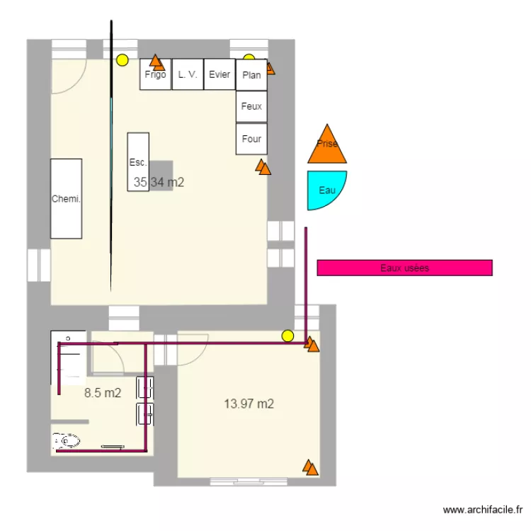 Villeverneix 9 novembre. Plan de Villeverneix 9 novembre. Plan de