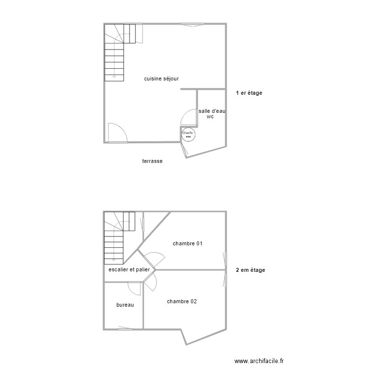 petiot 2 am. Plan de 0 pièce et 0 m2