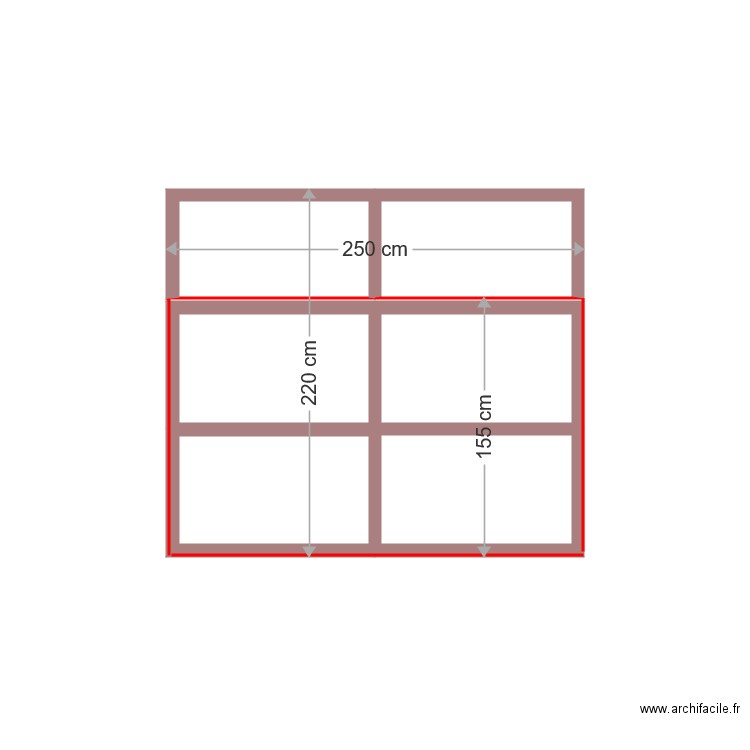 portail sud. Plan de 0 pièce et 0 m2