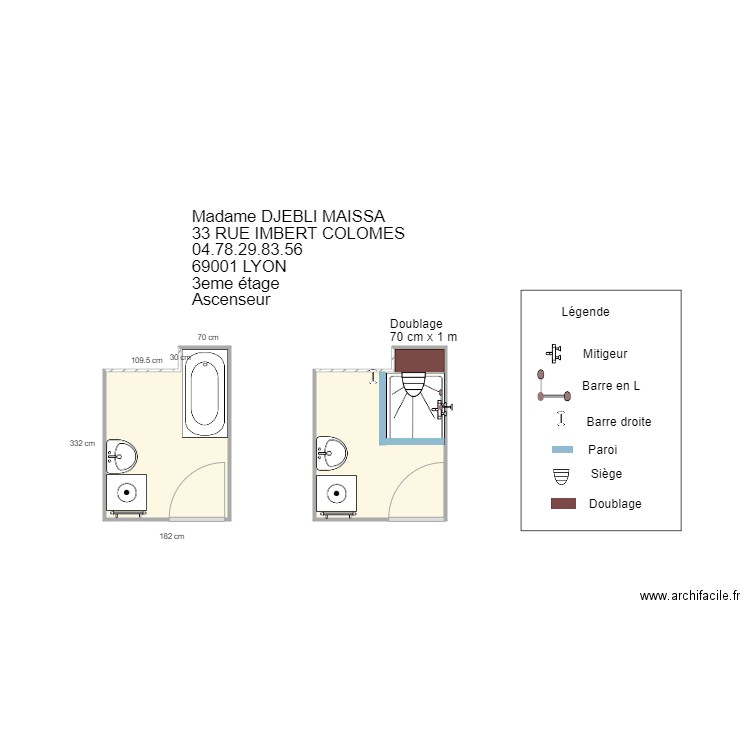 DJEBLI. Plan de 0 pièce et 0 m2