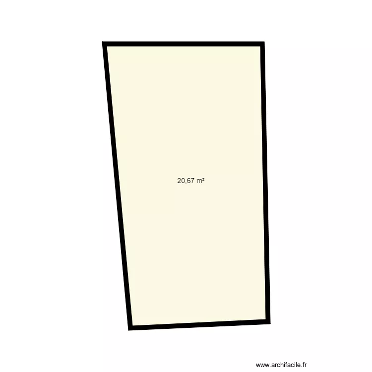 STUDIO MARION. Plan de 