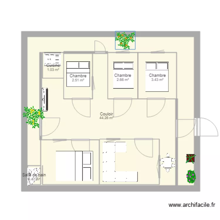 maison le notre. Plan de 