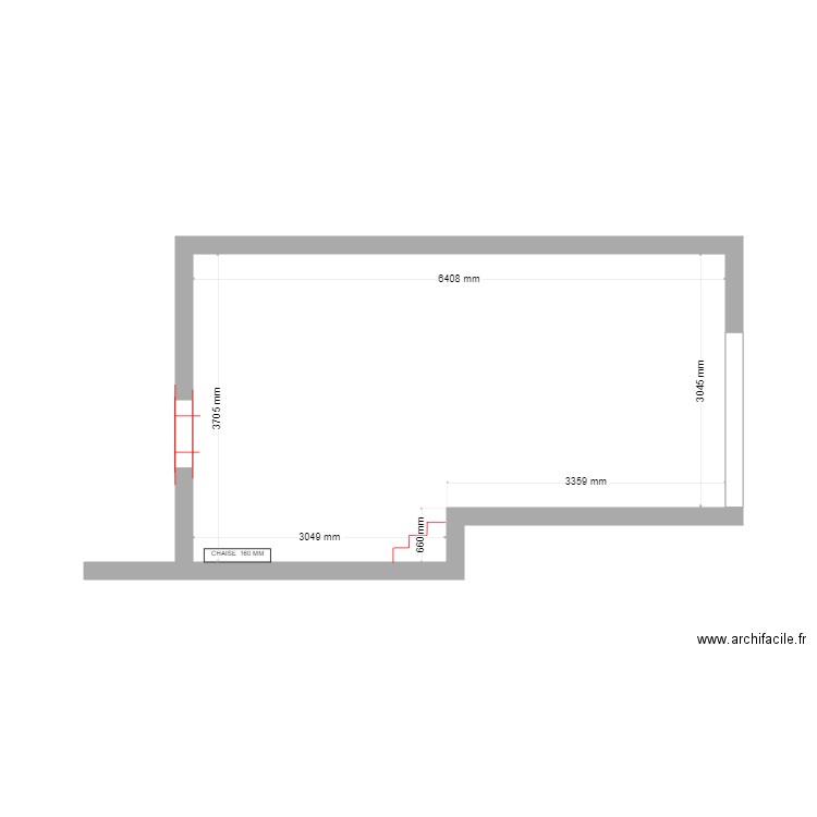 COUPE PROJET SIX FOUR 6626. Plan de 0 pièce et 0 m2
