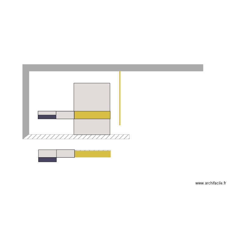 AMIRAL SDB. Plan de 0 pièce et 0 m2